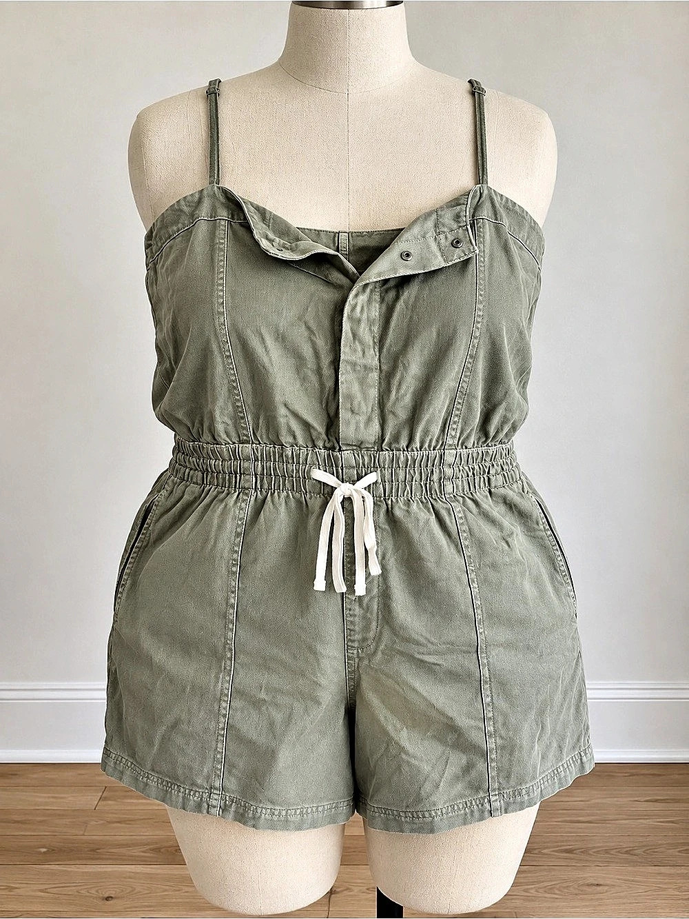 Universal Thread Utility Romper Green XXL